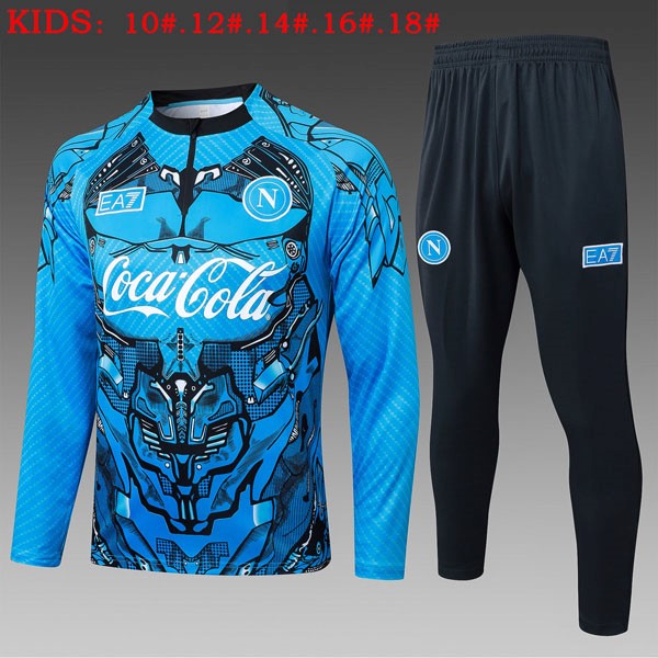 Ninos Sudadera De Training Napoli 2026/27 Azul